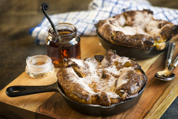 Apple Puff Pancake Pie