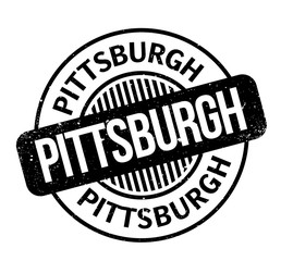Pittsburgh rubber stamp. Grunge design with dust scratches. Effects can be easily removed for a clean, crisp look. Color is easily changed.