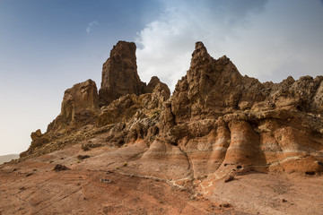 Fototapeta premium Roques de Garcia, a Rock Formation in Teide National Park, Tenerife, Spain, Europe