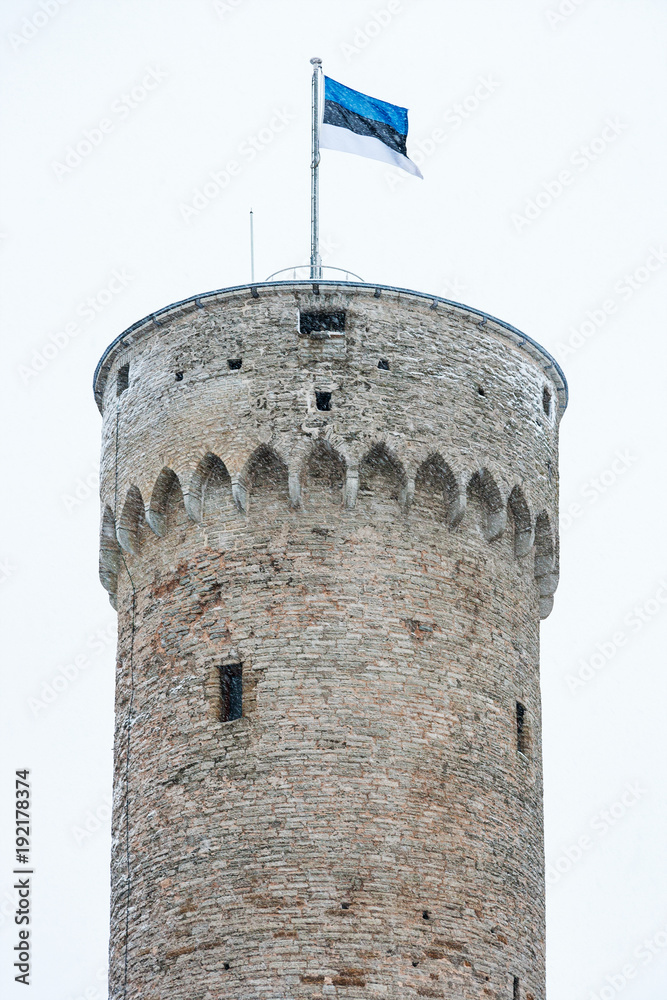 Wall mural herman tower. tallinn, estonia