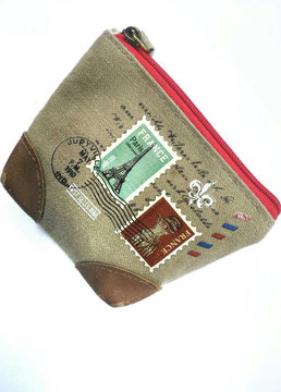 Wallet on background.