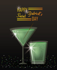 Saint patricks day card icon vector illustration graphic design