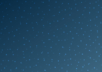 Abstract rectangular blue background with round dots.