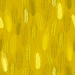 Cereals yellow pattern