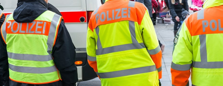 Deutsche Polizei Beamten im Einsatz, Deutschland