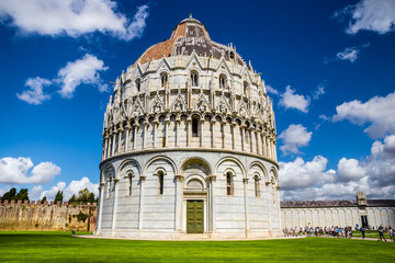 Obraz premium Pisa Baptistery of St. John - Pisa, Italy, Europe