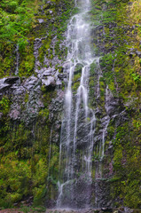 Beautyful waterfall. Madeira Island, Portugal, Europe.