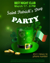 Saint Patricks Day Invitation Card Design