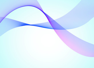 transparent abstract lines on a blue background