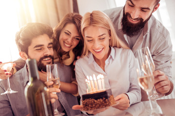 Friends birthday party