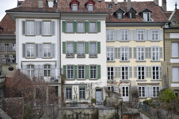 Maisons du vieux Berne en Suisse
