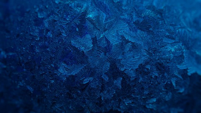 Beautiful Christmas background with frozen pattern.