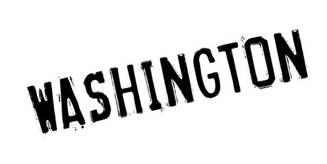 Washington rubber stamp. Grunge design with dust scratches. Effects can be easily removed for a clean, crisp look. Color is easily changed.