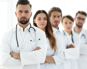 Fototapeta premium Portrait of medical team standing together