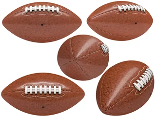 Crédence de cuisine en verre imprimé Sports de balle american football ball collection