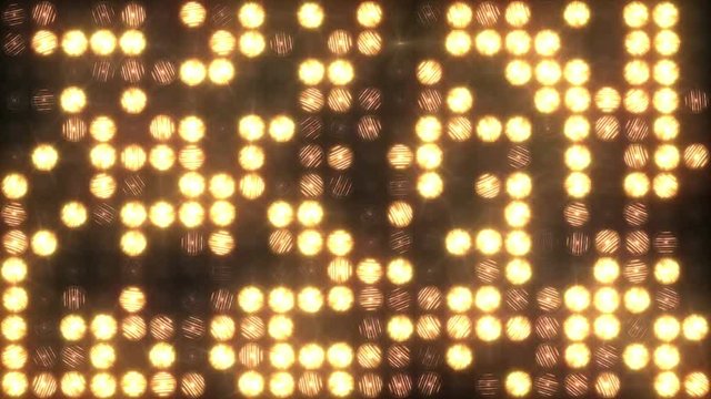 Quick random flash of lights in the wall of light