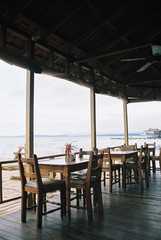 Terrace of a beach house