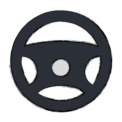 wheel control isolated icon vector illustration design