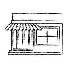 store building front icon vector illustration design