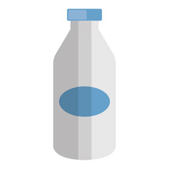 milk bottle isolated icon vector illustration design