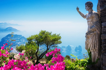 Obrazy na Szkle  Capri island, Italy