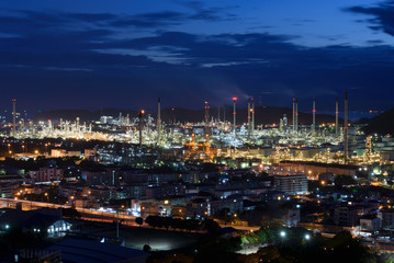 Oil refinery plant industry .