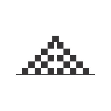 abstract wall square geometric logo