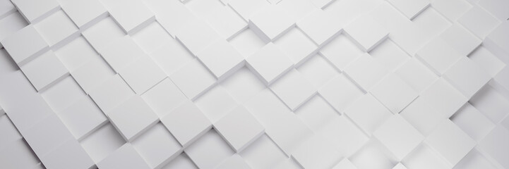 Futuristische moderne weiße Würfel Textur