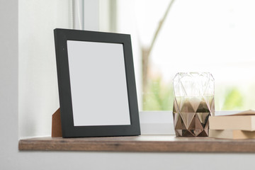 Photo frame in living room