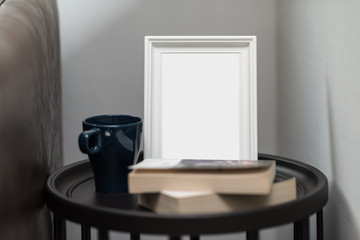 Photo frame in living room