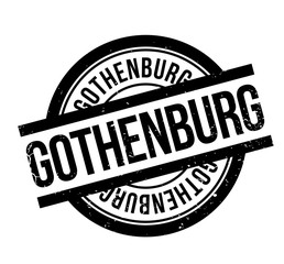 Gothenburg rubber stamp. Grunge design with dust scratches. Effects can be easily removed for a clean, crisp look. Color is easily changed.