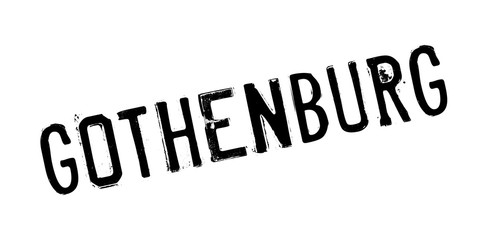 Gothenburg rubber stamp. Grunge design with dust scratches. Effects can be easily removed for a clean, crisp look. Color is easily changed.