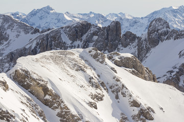 snow covered mountain peak