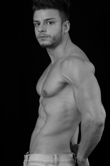 Fototapeta premium Fitness male model