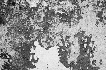 Wall fragment with scratches and cracks