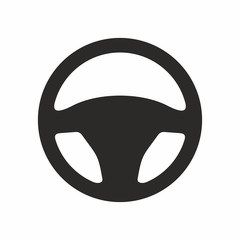Steering wheel icon