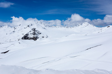 Caucasus mountains in Russia