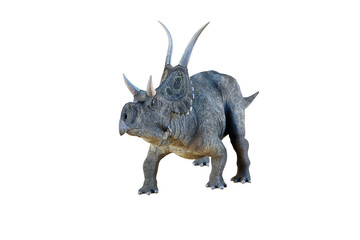 3D Illustration of the Diceratops dinosaur on white background © de Art