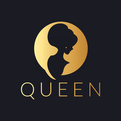 Beauty logo. An elegant logo for beauty, fashion and hairstyle related business.