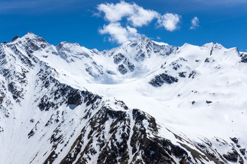 Caucasus mountains in Russia