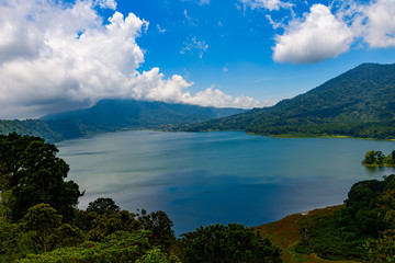 Twin lakes, Bali, Indonesia
