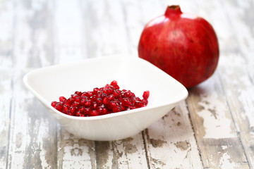 Pomegranate In a Bowl