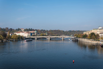 Fototapeta na wymiar Bridge in Prague Czech Republic