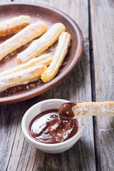 Spanish and mexican dessert churros