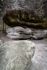 Giant stone, Bohemia, Czech republic
