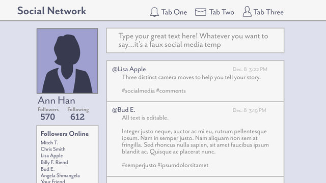 Social Media Profile