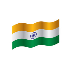 India flag, vector illustration