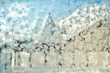 Winter abstract background