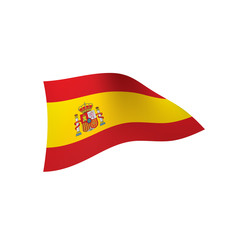 spain flag, vector illustration