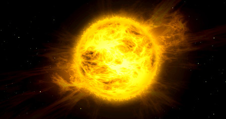 Sun in space